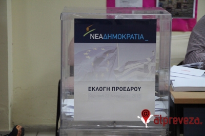Ολοκληρώθηκαν οι εκλογικές διαδικασίες στη ΝΔ-Τα αποτελέσματα στο Νομό Πρέβεζας