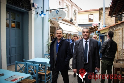 Στην Πρέβεζα ο πρώην Πρωθυπουργός Αντώνης Σαμαράς