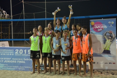 Στην πρώτη θέση του Κ17 JUNIORS FINAL οι Θανόπουλος/Κυπριώτης και Γεωργαντά/Σακκά