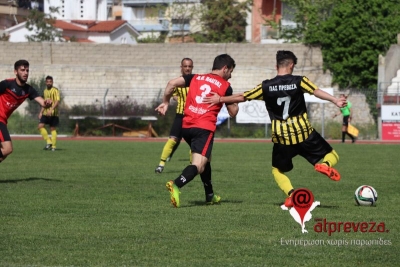 Τα αποτελέσματα και η βαθμολογία της 29ης αγωνιστικής της Α' ΕΠΣ Πρέβεζας-Λευκάδας