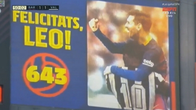 Η βραδιά που ο Μέσι ισοφάρισε τον Πελέ (του Νίκου Μποζιονέλου)