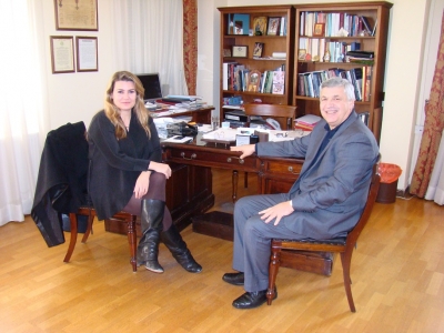 Με τη βουλευτή της ΔΗΜΑΡ Νίκη Φούντα συναντήθηκε ο δήμαρχος Πρέβεζας