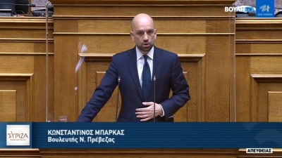 Κώστας Μπάρκας: Η κυβέρνηση επιβάλλει φόρο ιδιόχρησης σε κλειστές ή πληττόμενες επιχειρήσεις