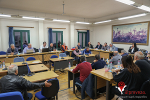 Τακτική και ειδική συνεδρίαση λογοδοσίας σήμερα στο δημοτικό συμβούλιο Πρέβεζας