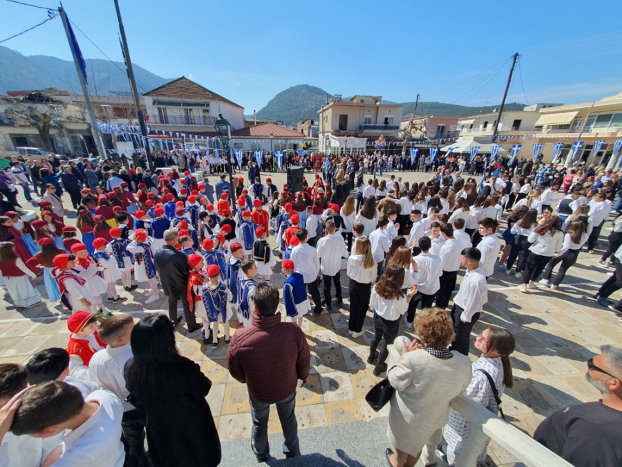 Με λαμπρότητα ο εορτασμός της 25ης Μαρτίου στο δήμο Πάργας
