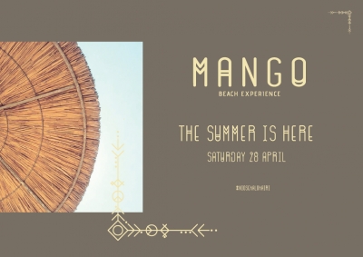 Το MANGO Beach Bar ανανεώθηκε και από τις 28 Απριλίου σας περιμένει για μια ξεχωριστή καλοκαιρινή σεζόν!