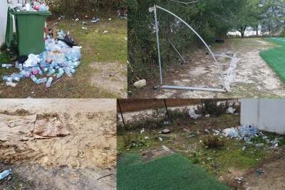 Εικόνες ντροπής στο γήπεδο του Αγίου Θωμά (photos)