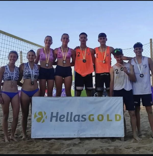 Σημαντικές επιτυχίες του Ermis Beach Volleyball Club στα πανελλήνια open U19 beach volleyball