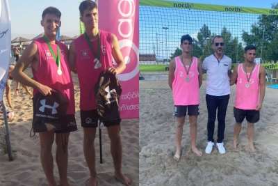 Διακρίσεις των αθλητών του club beach volley prevezas ERMIS