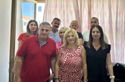 Επίσκεψη της υποψήφιας Δημοτικής Συμβούλου Χριστίνας Κριτσιμά στις Διοικητικές Υπηρεσίες του Γενικού Νοσοκομείου