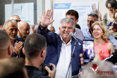 Ο Νίκος Γεωργάκος επανεξελέγη δήμαρχος Πρέβεζας - "Η νίκη είναι όλων των δημοτών"