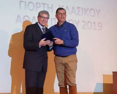 Τιμητική βράβευση από την ΕΑΣ ΣΕΓΑΣ Ηπείρου για τον προπονητή του Αστέρα Πρέβεζας Μ. Μυλωνά