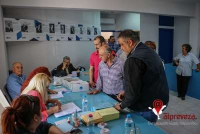 Μεγάλη προσέλευση στις εσωκομματικές εκλογές της ΝΔ στο Νομό Πρέβεζας (photos)